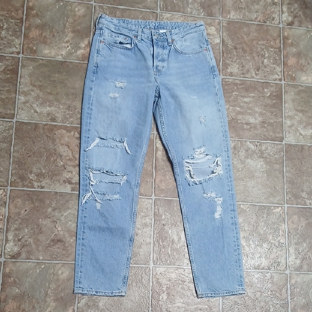 GUC &Denim Light Blue Distressed Men's Jeans Size 26